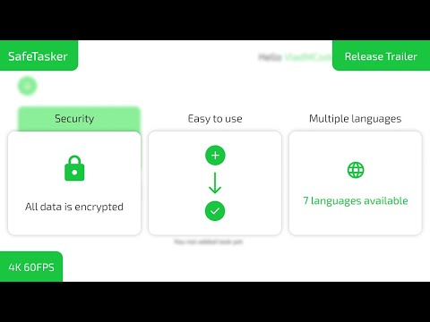 SafeTasker Release Trailer #safetasker #picsworldstudio