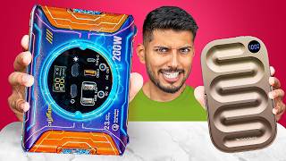 1,000mAh vs 1,00,000mAh Powerbank Comparison !