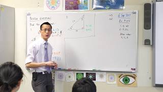 Y10 Review Questions (Right-Angled Triangle Trigonometry)