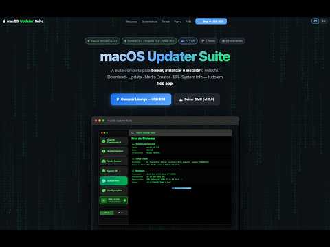 How to use Media Creator on macOS Updater Suite app