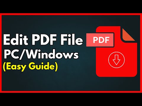 How to Edit PDF File in Laptop | Edit PDF File in PC