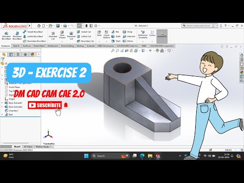 SolidWorks Practice Drawing Exercise - 2