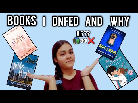 Books I DNFed & Books I Might Still Finish 👀📚✨