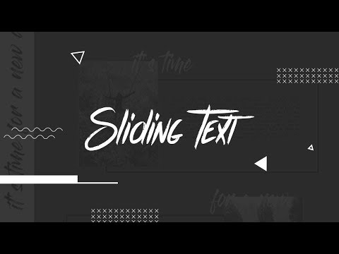 Sliding Text | Scrollbar Animation | CSS - JQUERY Tutorial  2019