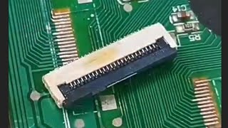 Desoldering fpc flex cable connector #jlcpcb #shorts