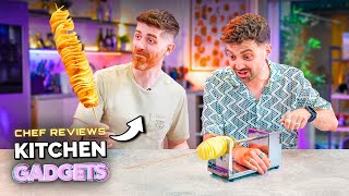 Chef Thrilled, Then Baffled by Kitchen Gadgets!