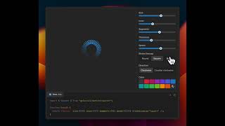 Mantine UI Spinner component