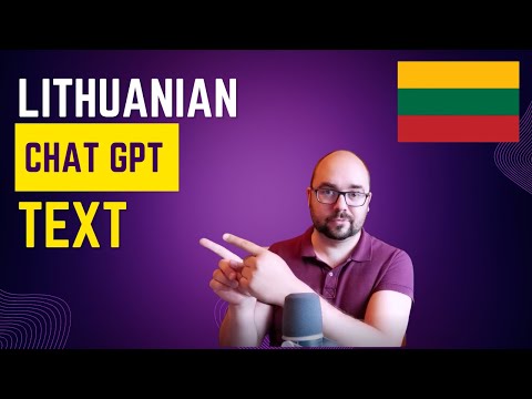 Learn Lithuanian with Chat GPT