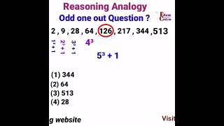 Missing Number Reasoning Tricks,  Number Analogy #ssc_cgl #Exam_cracker #shorts #Reasoning_Analogy