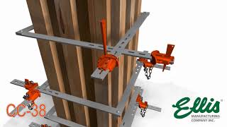 Ellis MFG Co. Scissor Column Forming Clamps