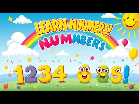 Learn Numbers 1 to 10 for Kids | Fun Counting 1 to 10 with Smiling Numbers | Fun Learning 🎈