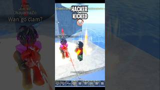 Kicking Hacker from Fisch Private Server! ☠️🔥 #shorts #roblox #fisch