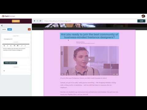 RightMessage - Progressive Personalization - First Release