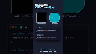 CSS Transition 💦 #coding #cssanimation #csstips