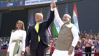 Trump - Modi speeches at Namaste Trump event in Motera Stadium, Ahmedabad, Gujarat, India