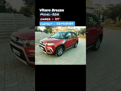 🔥Maruti suzuki Brezza zdi, model-2016, owner - 1st #shorts #shortvideo #viral #treding💥