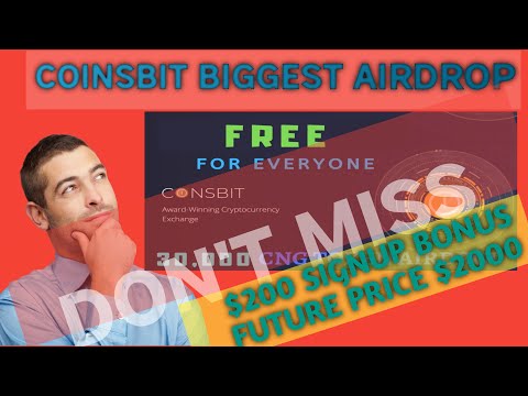 Free $200 Signup Bonus 😍 || Coinsbit Biggest Airdrop || Dont' Miss Big Opportunity.........