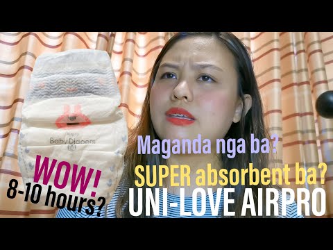UNI-LOVE AIRPRO BABY DIAPER | BABY ESSENTIALS | DIAPER REVIEW
