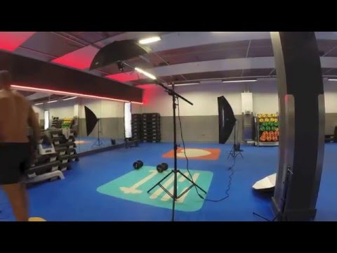 Mike Evans Fitness UKBFF Behind the scenes photoshoot with Gareth Dix