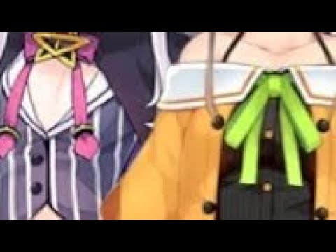 【紫咲シオン新2D】【夏色まつり新2D】胸の揺れ比較動画