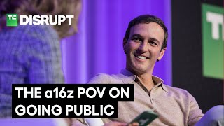 a16z's perspective on how long a startup should stay private | TechCrunch Disrupt 2025