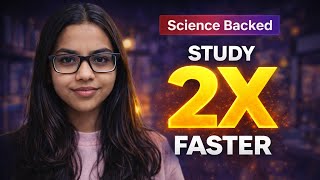 How I Study 2X Faster (Science-Backed Method for Students)#cbseboards2026 #strategy