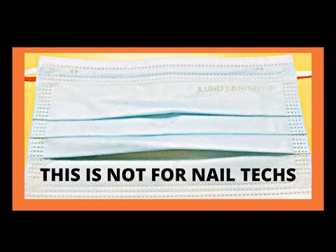 Nail Tech Safety: The BEST protective mask for nail techs| You should be wearing this