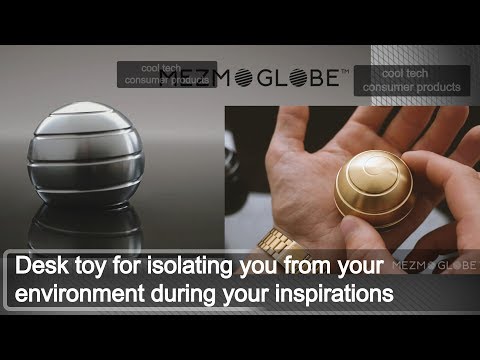 mezmoglobe: your rotating desk toy as creative desk toy for you as an artist or office worker