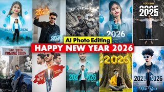 Happy New Year 2026 Ai Photo Editing | New Trending Ai Photo Editing | Sakib Tech 