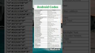 Android codes hack#amazing #code #android #mobile