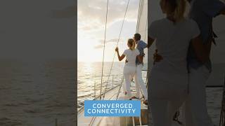 Stay connected anywhere you sail. 🌊 #connectivitysolutions #sailing #yachtlife #maritime #internet