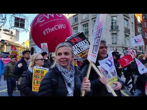 Anti-racist & anti-fascist demo London 17 November 2018
