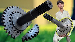 How I Repair BROKEN GEAR SHAFT with BASIS TOOLS - Unbelievable Repair Skills