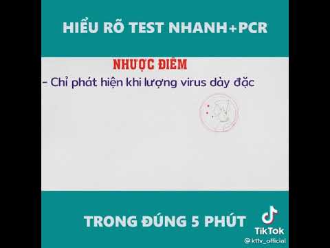 Những Điều Cần Biết Về Test Covid 19 phần 2