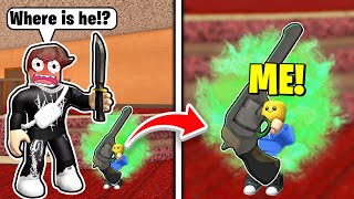 SMALLEST AVATAR To Troll CAMPERS In Murder Mystery 2! (Roblox)