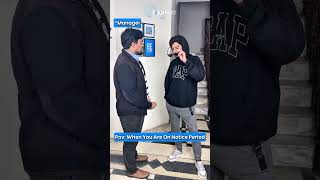 You're on your notice period, and the company drama becomes pure entertainment #techbuzz