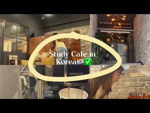 Studycafe in Korea🇰🇷✅#korea #myanmar