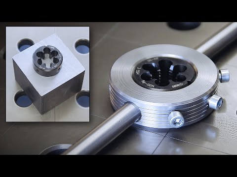 Machining a Threading Die Holder from a Steel Cube