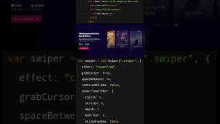 how to make swiper slider using html css and js | creating carousel | @codebrowser #shorts  #slider