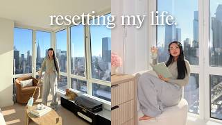 getting my life back together 🌱 resetting my home, routine & mind