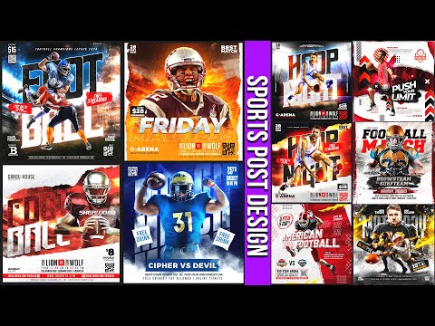 sports poster template photoshop | free psd sports flyer templates #sports #freepsd