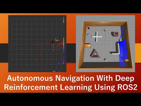 Autonomous Navigation with Deep Reinforcement Learning Using ROS2