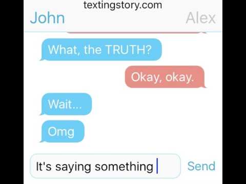 John and Alex - A Texting Story