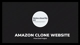 Amazon Clone Website using HTML & CSS 💻
