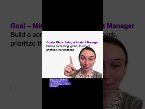 my quick guide to building a side project for product management!!! Create something, get feedback,