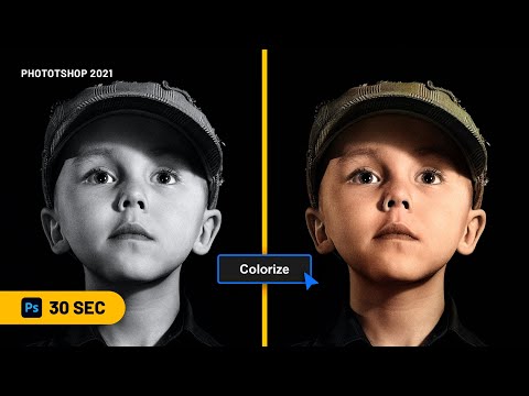 Recolor your Black and white images in Just 1 click with Photoshop 2021 Neural Filters