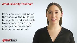 What is sanity testing?