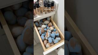 clean my sponges with me #spongeasmr #beautyblender #asmrcleaning #asmr #shorts #viralvideo