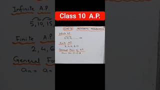 Class 10 Maths, Chapter 5 (Introduction)Arithmetic Progressions #class10 #shorts #ncert  #maths