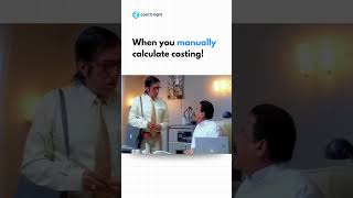 When you manually calculate costing… and even Excel is confused 😂 #manufacturing #costingfail